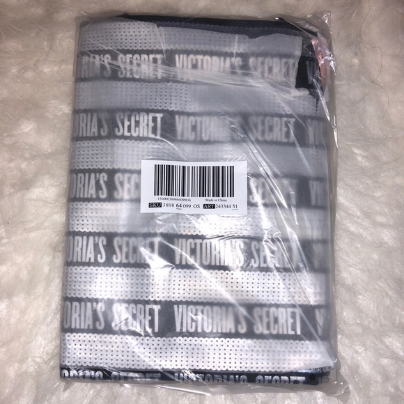 NWT! VS Silver Sequin Tote Bag Black Friday Purse - Picture 2 of 2